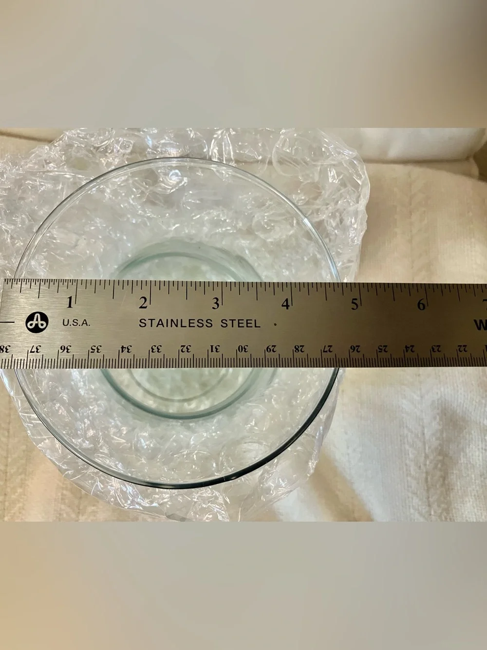 New Clear Glass Vase